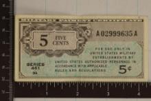SERIES 641 US MILITARY 5 CENT  PAYMENT CERTIFICATE