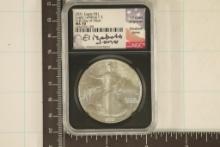 TYPE 2-2021 AMERICAN SILVER EAGLE NGC MS70 EAGLE