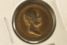 COIN SIZED US MINT MODEL OF ABRAHAM LINCOLN
