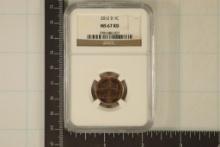 2012-D LINCOLN SHIELD CENT NGC MS67RD