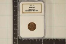 1967 LINCOLN CENT NGC MS66RD