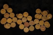 3 ROLLS OF LINCOLN WHEAT CENTS: 1930-1950'S
