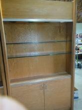DISPLAY CABINET WITH SLIDING GLASS  DOORS