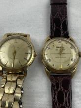 TWO MEN'S SELF WINDING WATCHES