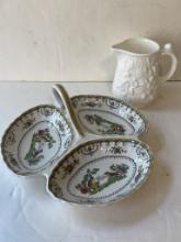 TWO PIECES OF PORCELAIN - MINTON & SPODE