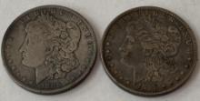 PAIR OF MORGANS - 1885O