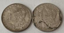 PAIR OF MORGANS - 1889