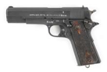 (C) NORWEGIAN KONGSBERG MODEL 1914 SEMI AUTOMATIC PISTOL.