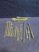 Box Lot Of Assorted Tool Parts