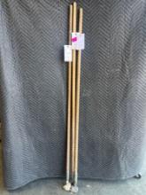 Lot of (3) Mop Holder Head Poles