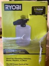 Lot of (2) RYOBI EZClean Power Cleaner Foam Blaster Accessories