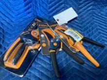 (3) Fiskars Pruning Shears