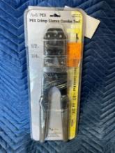 (2) PEX Crimp Sleeve Combo Tools