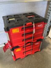 (2) Milwaukee Pack Out Tool Boxes