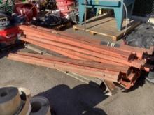 Pallet Lot of Racking Rails