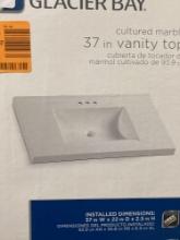 Glacier Bay 37in. vanity top*White*