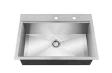 Glacier Bay 27in. single bowl kitchen sink