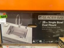 Glacier Bay Single Bowl Sink