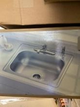 Glacier Bay 25in. single bowl kitchen sink