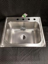 Elkay 22in. single bowl kitchen sink