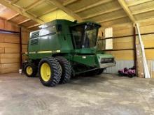 1993 JOHN DEERE 9600 COMBINE W/ 930 HEADER