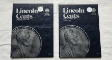 2 - Lincoln Cents Folders -#1 39 Pennies 1910-1940 & #2 37 Pennies 1941-1966