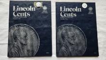 2 - Lincoln Cents Folders - #1 38 Pennies 1910-1940S #2 89 Pennies 1941-1974S