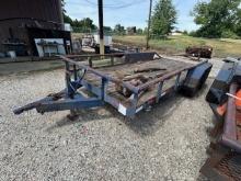 1997 D & P WELDING 16FT UTILITY TRAILER