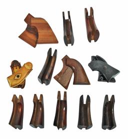 Old West & US Civil War era Revolver Grip Lot of 12 (RM)
