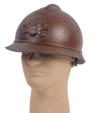 French Military WWI era Artillery Adrian Helmet (MOS)