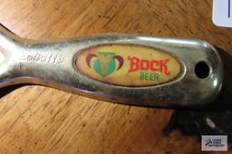 Molson Golden Ale and...Labatt's...Bock Beer vintage bottle openers