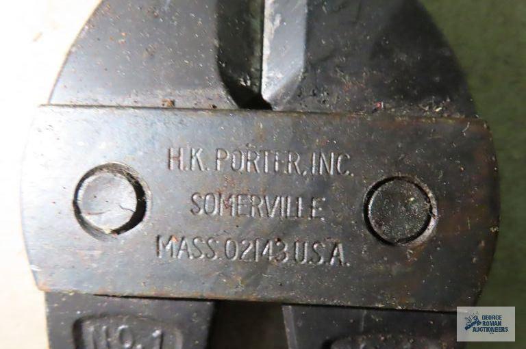 H. K. Porter Incorporated, number one, heavy duty, bolt cutters