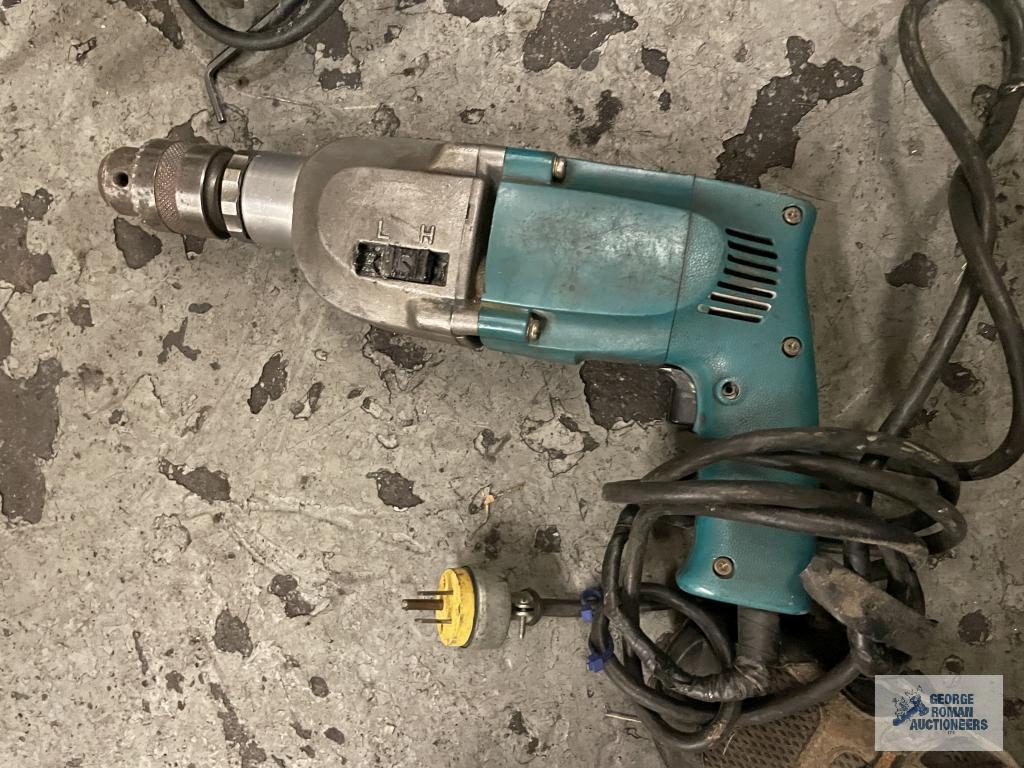 (2) MAKITA SAWS AND DRILL