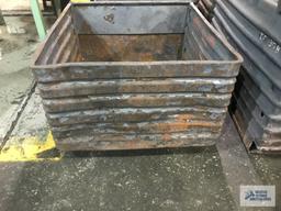 (4) STEEL BINS