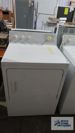 GE heavy duty super capacity electric dryer, model number DJSR473ET2WW