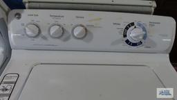 GE washer, model number not legible
