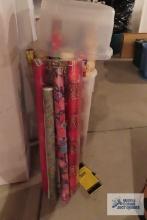 Lot of wrapping paper