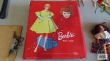 1963 Barbie doll case with hangers and comb