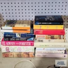 Variety of leisure reading books