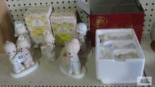 Variety of Precious Moments figurines