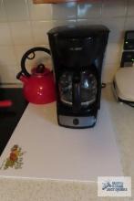 Mr Coffee maker and teapot