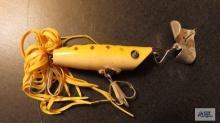 Vintage Sputter Buzz fishing lure