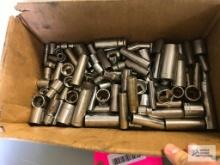 LOT OF SOCKETS. MOST ARE CRAFTSMAN SEE PICTURES....