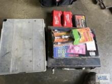 CRAFTSMAN SOCKET SET, MILWAUKEE DRILL BIT, BOLT PULLER, AND OTHER TOOLS...