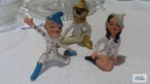 50s handmade ceramic figurines