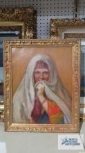 Charles C. Svendsen oil on canvas painting. 1871-1959. Frame measures 19 in. by 23 in.