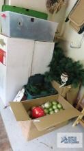 Large lot of Christmas decorations