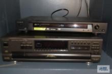 Assorted catalogs,...Sony...DVD/CD player and Technics five disc player