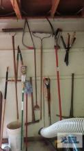 Lot of yard and garden tools