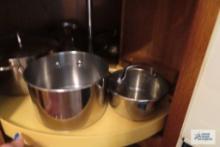 Farberware and Cuisinart pots and pans